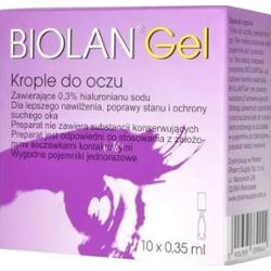 BIOLAN GEL 0,3% x 10 minimsów