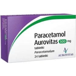 Paracetamol Aurovitas 0,5g x 24 tabletki