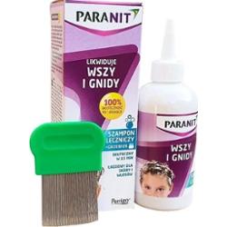 PARANIT Szampon leczniczy 200ml + grzebień