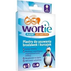 Wortie plastry do usuwania kurzajek i brodawek x 15 sztuk