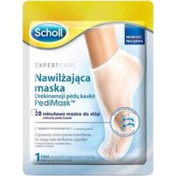 SCHOLL Pedi Mask maska nawilżająca do stóp z olejkiem makadamia x 1 para