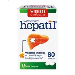 HEPATIL x 80 tabletek