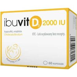 Ibuvit D3 2000 IU x 60 kapsułek