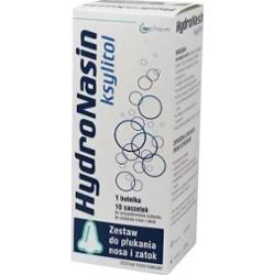 HydroNasin Ksylitol Zestaw podstawowy butelka + saszetki (10 sztuk)