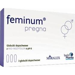Feminum Pregna x 3 globulki dopochwowe