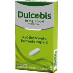 Dulcobis 0,01g czopki doodbytnicze x 10 sztuk