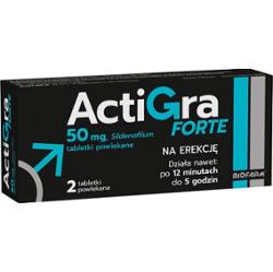 ActiGra Forte 50mg x 2 tabletki
