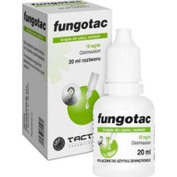 Fungotac krople do uszu 0,01g/ml 20ml