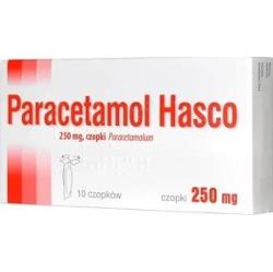 Paracetamol Hasco 250mg x 10 czopków