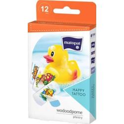 Matopat Happy Tatoo Plastry dla dzieci z 12 sztuk