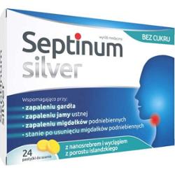 Septinum Silver x 24 pastylki do ssania