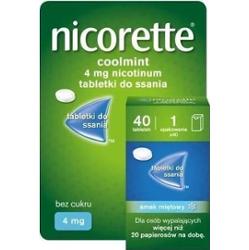 Nicorette Coolmint 4mg x 40 tabletek do ssania