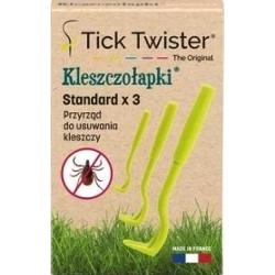Kleszczołapki Tick Twister Przyrząd do usuwania kleszczy x 3 sztuka
