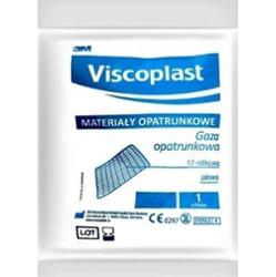 Viscoplast Gaza opatrunkowa bawełniana wyjałowiona 17-nitkowa 1m x 1 sztuka