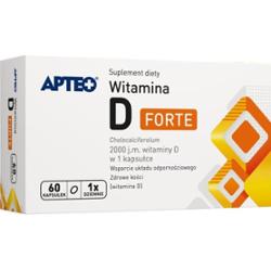 WITAMINA D3 FORTE APTEO 2000 j.m. x 60 kapsułek