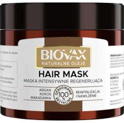 BIOVAX Intensywnie regenerująca maseczka do włosów Argan, Makadamia, Kokos 250ml
