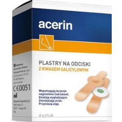 Acerin plastry na odciski x 6 sztuk