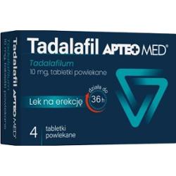 Tadalafil Apteo Med 10mg x 4 tabletki
