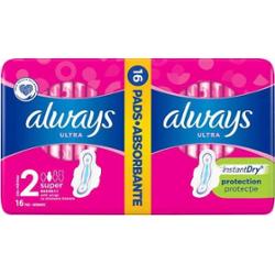 ALWAYS ULTRA SUPER PLUS Podpaski x 16 szt. (DUO 8+8szt)