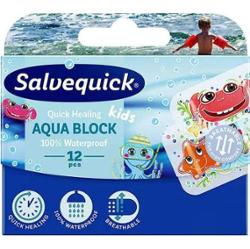 Salvequick Plastry Aqua Block Kids x 12 sztuk