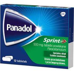 Panadol Sprint 500mg x 12 tabletek powlekanych
