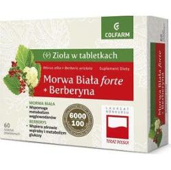 Morwa Biała forte + Berberyna x 60 tabletek