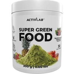 Super Green Food smak czarna porzeczka i żurawina 300g