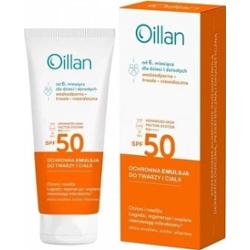 OILLAN Sun ochronna emulsja do twarzy i ciała SPF50+ 100ml