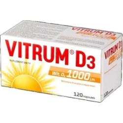 Vitrum D3 1000j.m. x 120 kapsułek