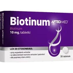 Biotinum APTEO MED 10mg x 30 tabletek