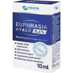 Euphrasia Hyalo 0,4% Nawilżające krople do oczu 10ml