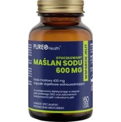 Pureo Health Maślan Sodu Otoczkowany 600mg x 60 kapsułek