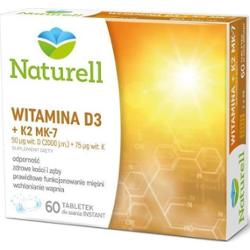 Witamina D3 + K2 MK-7 x 60 tabletek do ssania