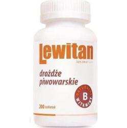 LEWITAN tabletki z drożdzy piwowarskich x 200 tabletek (100g)