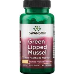 SWANSON Nowozelandzka liofilizowana zielona małża 500mg x 60 kapsułek