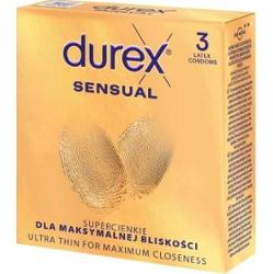 DUREX Sensual Supercienkie x 3 sztuk