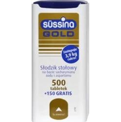 SŁODZIK SUSSINA GOLD x 500 tabletek +150 tabletek