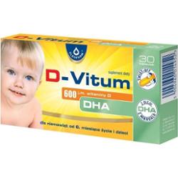 D-Vitum 600 j.m. DHA x 30 kapsułek