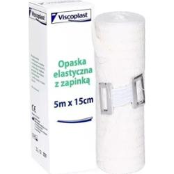Opaska elastyczna z zapinką 5m x 15cm x 1 sztuka