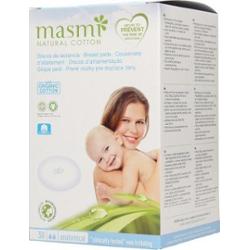 Masmi Wkładki laktacyjne 100% bawełny organicznej x 30 sztuk