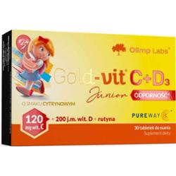 Olimp Gold-Vit C+D3 Junior Odporność x 30 tabletek do ssania