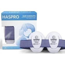 Haspro Baby Earmuffs Nauszniki przeciwhałasowe dla dzieci niebieskie 0-3 lat x 1 sztuka