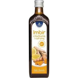 Imbir z kurkumą i cytryną sok 490 ml