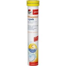 Doppelherz Aktiv Witamina C + Cynk x 15 tabletek musujących