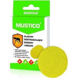 MUSTICO Plastry odstraszające komary i meszki x 12 sztuk