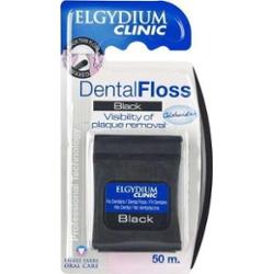 ELGYDIUM nić dentystyczna czarna 50m