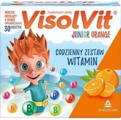 VISOLVIT Junior smak pomarańczowy x 30 saszetek