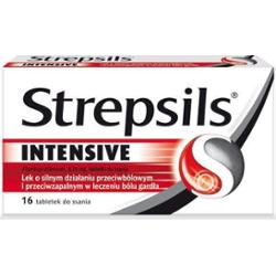 STREPSILS Intensiv x 16 tabl. do ssania