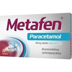 Metafen Paracetamol 500mg x 20 tabletek
