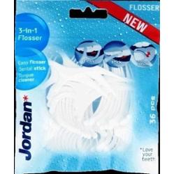 FLOSSER 3w1 Nić, Wykałaczka, Czyścik x 36 sztuk